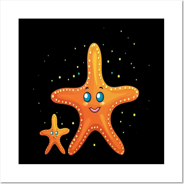 Starfish Fathers Day Wall Art by JH Mart